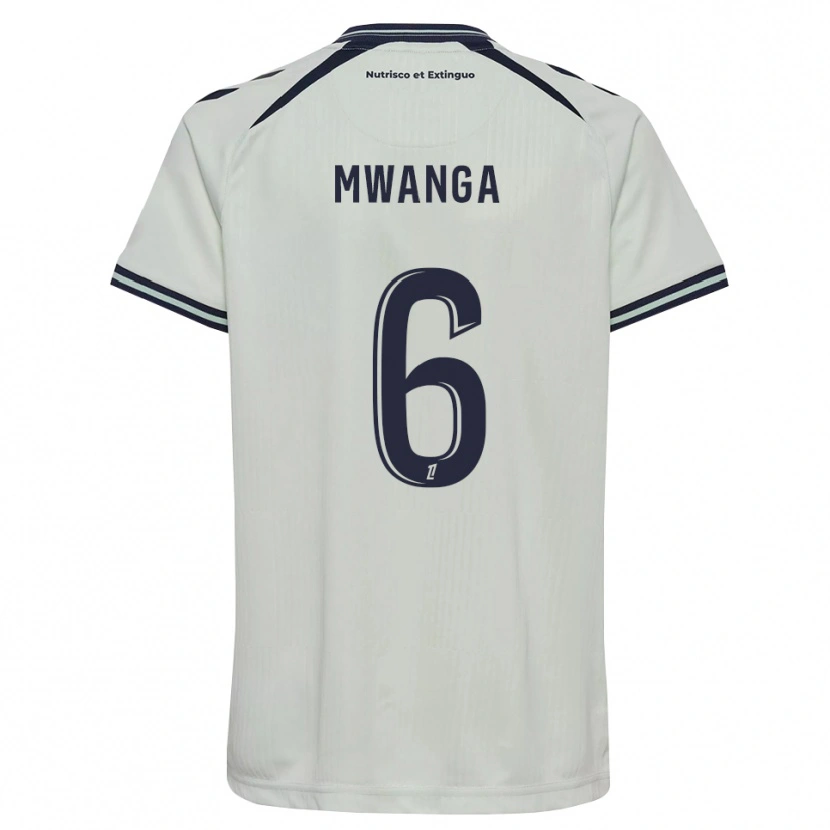 Danxen Barn Junior Mwanga #6 Midnattsblå Vit Bortatröja Matchtröjor 2026/27 Tröjor T-Tröja