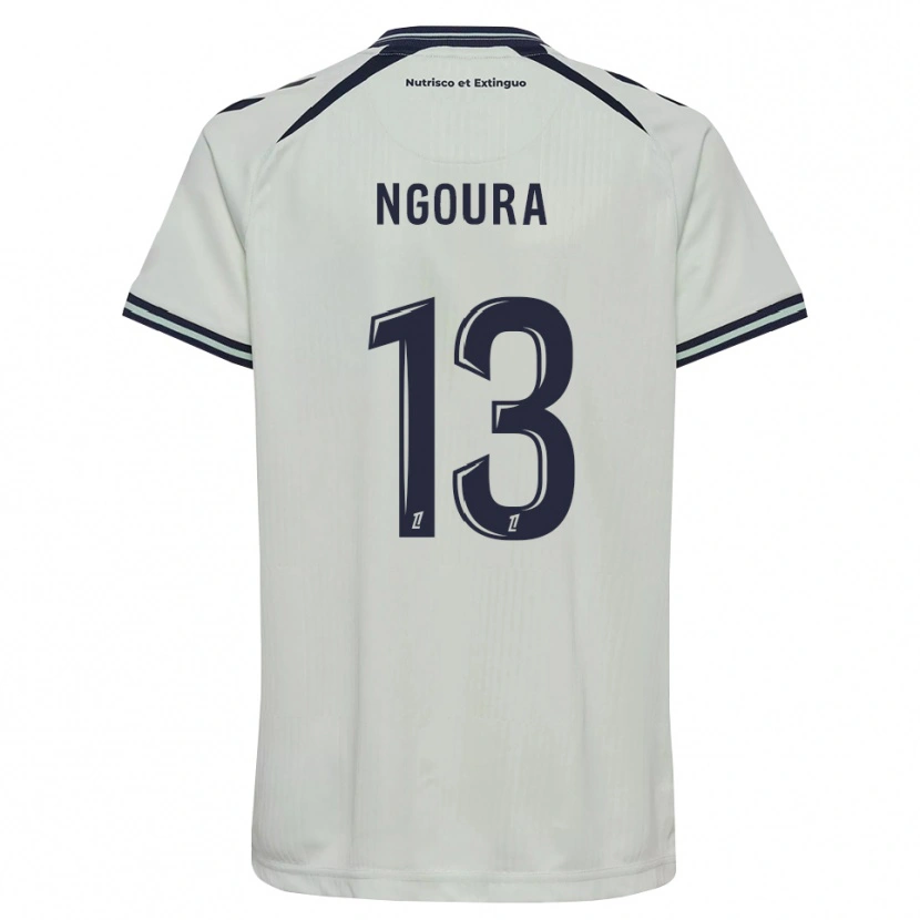 Danxen Barn Steve Ngoura #13 Midnattsblå Vit Bortatröja Matchtröjor 2026/27 Tröjor T-Tröja