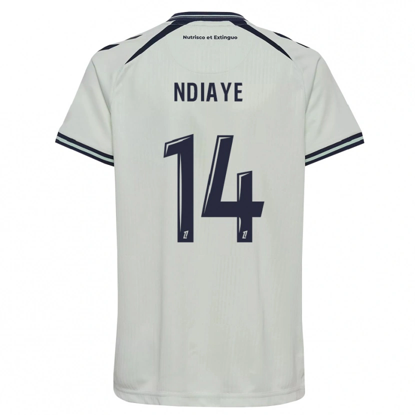 Danxen Barn Rassoul Ndiaye #14 Midnattsblå Vit Bortatröja Matchtröjor 2026/27 Tröjor T-Tröja