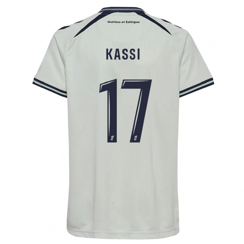 Danxen Barn Sarah Kassi #17 Midnattsblå Vit Bortatröja Matchtröjor 2026/27 Tröjor T-Tröja