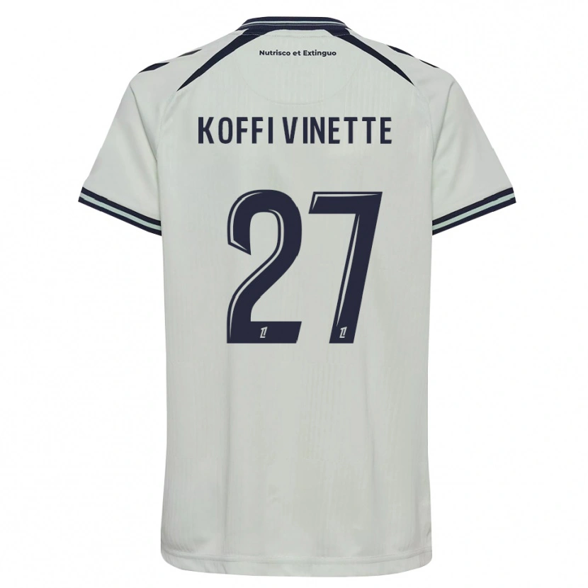 Danxen Barn Enzo Koffi #27 Midnattsblå Vit Bortatröja Matchtröjor 2026/27 Tröjor T-Tröja