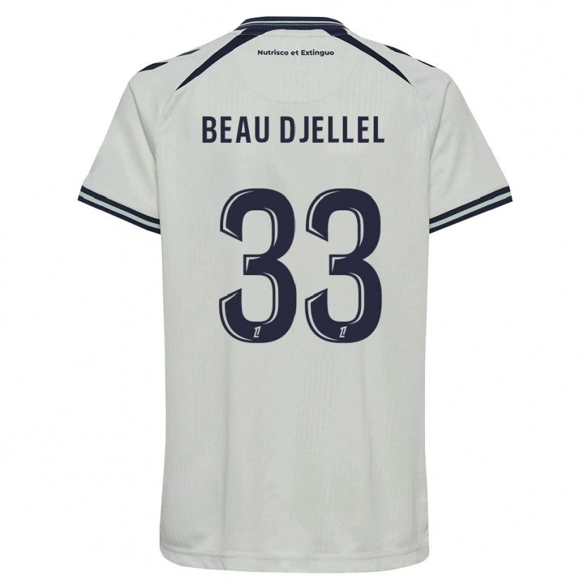 Danxen Barn Yanis Beau Djellel #33 Midnattsblå Vit Bortatröja Matchtröjor 2026/27 Tröjor T-Tröja