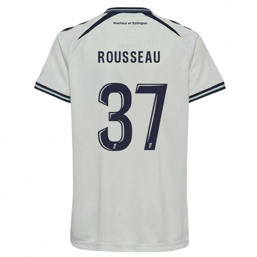 Danxen Barn Thomas Rousseau #37 Midnattsblå Vit Bortatröja Matchtröjor 2026/27 Tröjor T-Tröja