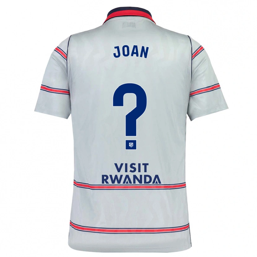 Danxen Barn Joan López #0 Grå Röd Marinblå Tredjesatsen Matchtröjor 2026/27 Tröjor T-Tröja