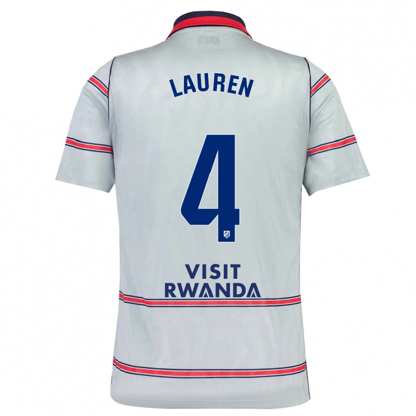 Danxen Barn Lauren Eduarda Leal Costa #4 Grå Röd Marinblå Tredjesatsen Matchtröjor 2026/27 Tröjor T-Tröja