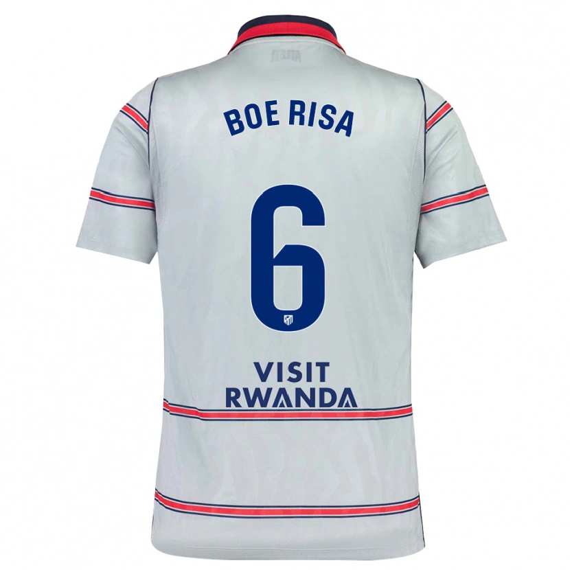 Danxen Barn Vilde Bøe Risa #6 Grå Röd Marinblå Tredjesatsen Matchtröjor 2026/27 Tröjor T-Tröja