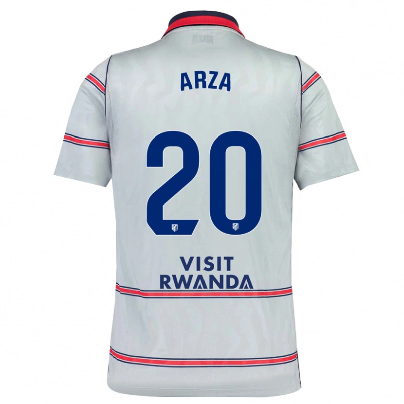 Danxen Barn David Arza #20 Grå Röd Marinblå Tredjesatsen Matchtröjor 2026/27 Tröjor T-Tröja