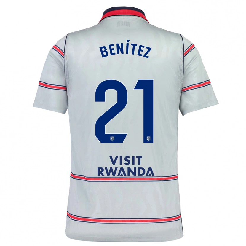 Danxen Barn Fiamma Benítez #21 Grå Röd Marinblå Tredjesatsen Matchtröjor 2026/27 Tröjor T-Tröja