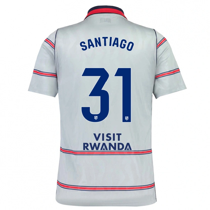 Danxen Barn Abraham Santiago #31 Grå Röd Marinblå Tredjesatsen Matchtröjor 2026/27 Tröjor T-Tröja