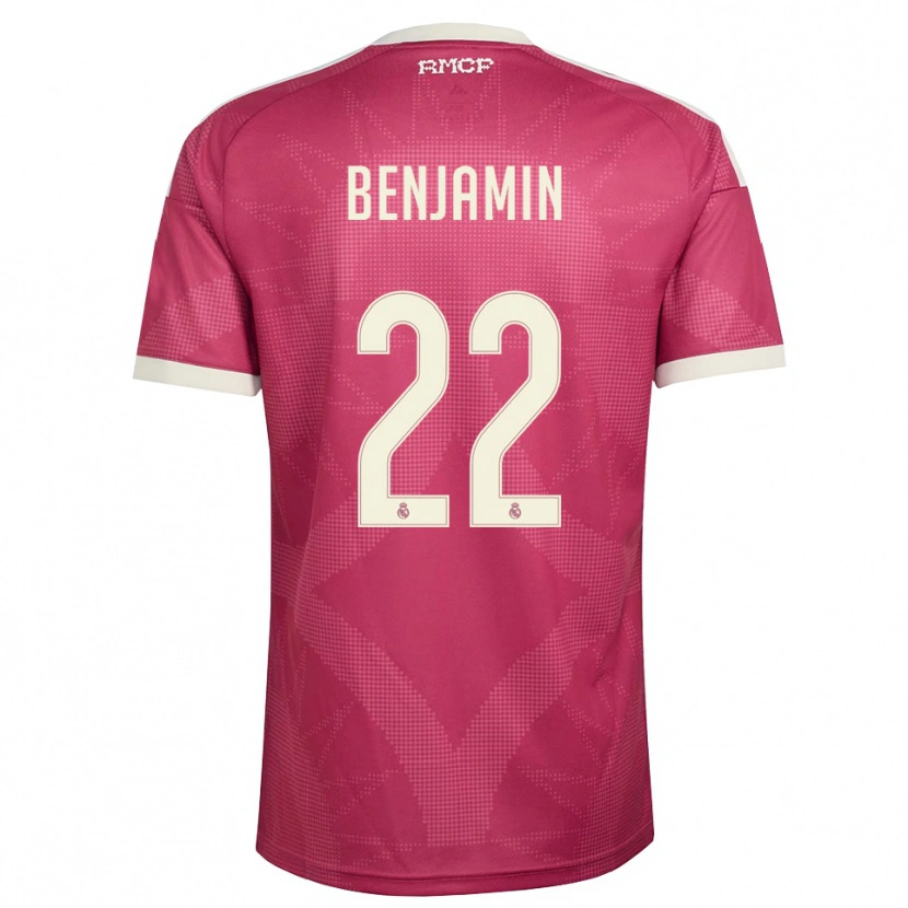 Danxen Barn Emanuel Benjamín De Santana Balbinot #22 Ljus Violettröd Vit Tredjesatsen Matchtröjor 2026/27 Tröjor T-Tröja