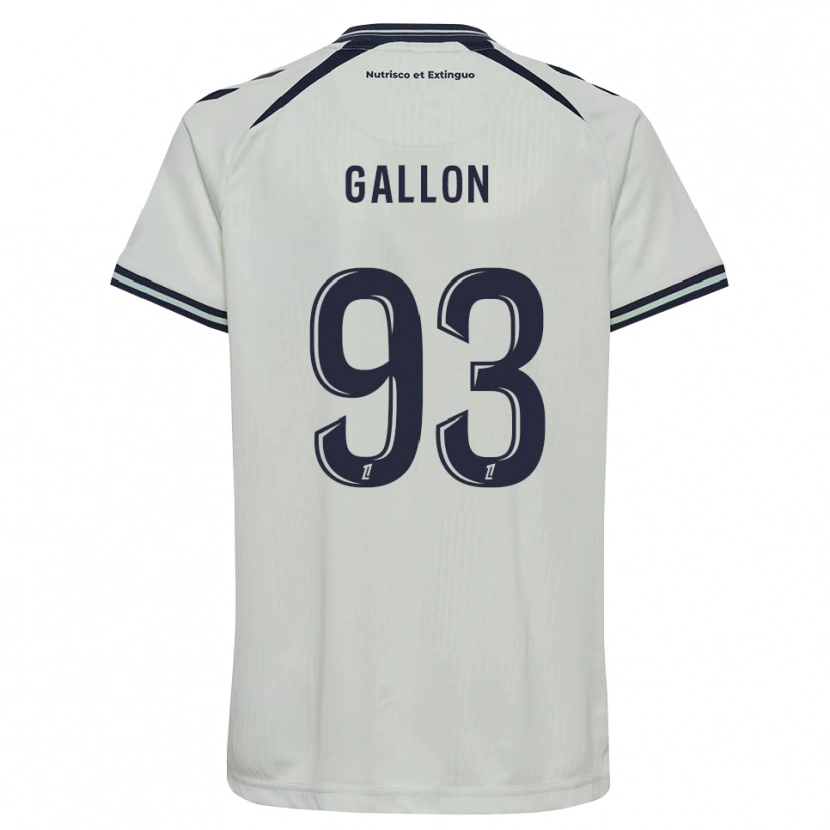 Danxen Barn Gauthier Gallon #93 Midnattsblå Vit Bortatröja Matchtröjor 2026/27 Tröjor T-Tröja