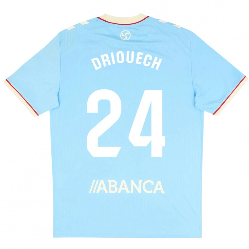 Danxen Män Couhaib Driouech #24 Himmelblå Vit Röd Hemmatröja Matchtröjor 2026/27 Tröjor T-Tröja