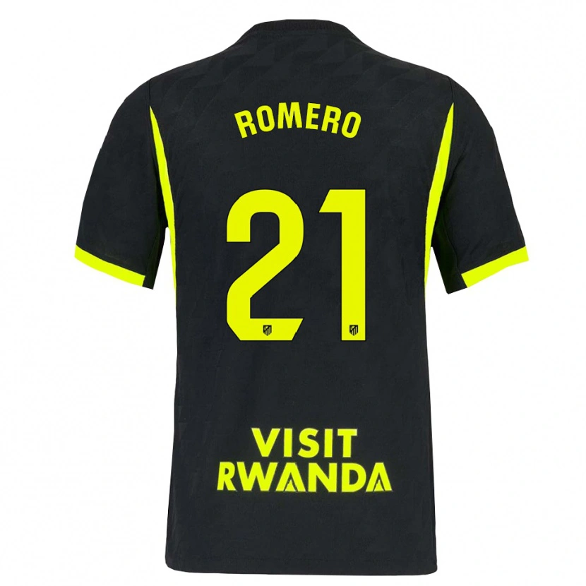 Danxen Män Cristian Romero #21 Ljusgrön Svart Bortatröja Matchtröjor 2026/27 Tröjor T-Tröja