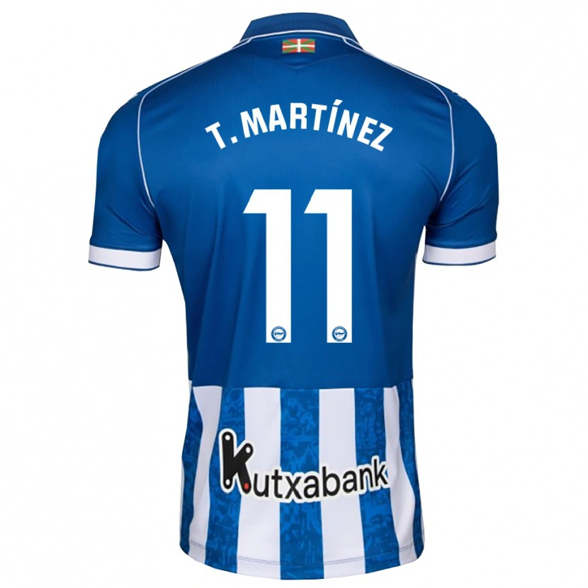 Danxen Män Toni Martínez #11 Blå Vit Svart Hemmatröja Matchtröjor 2026/27 Tröjor T-Tröja