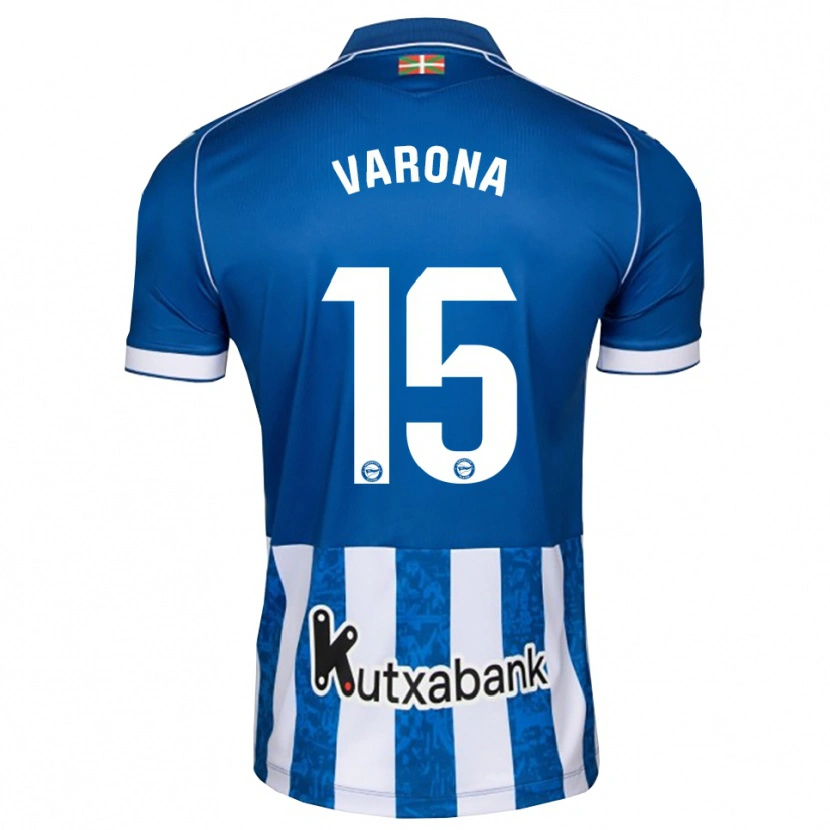 Danxen Män Ander Varona #15 Blå Vit Svart Hemmatröja Matchtröjor 2026/27 Tröjor T-Tröja