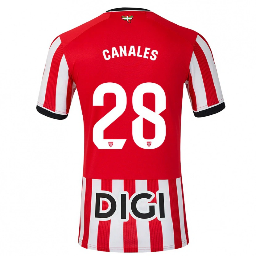 Danxen Män Peio Canales #28 Röd Svart Vit Hemmatröja Matchtröjor 2026/27 Tröjor T-Tröja