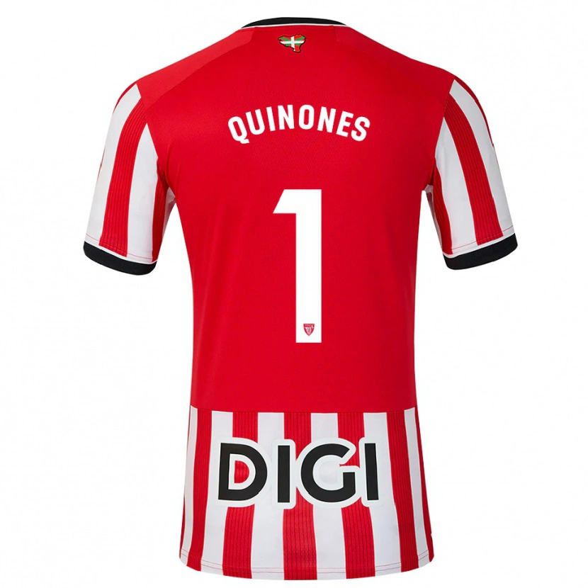 Danxen Män Mariasun Quiñones #1 Röd Svart Vit Hemmatröja Matchtröjor 2026/27 Tröjor T-Tröja