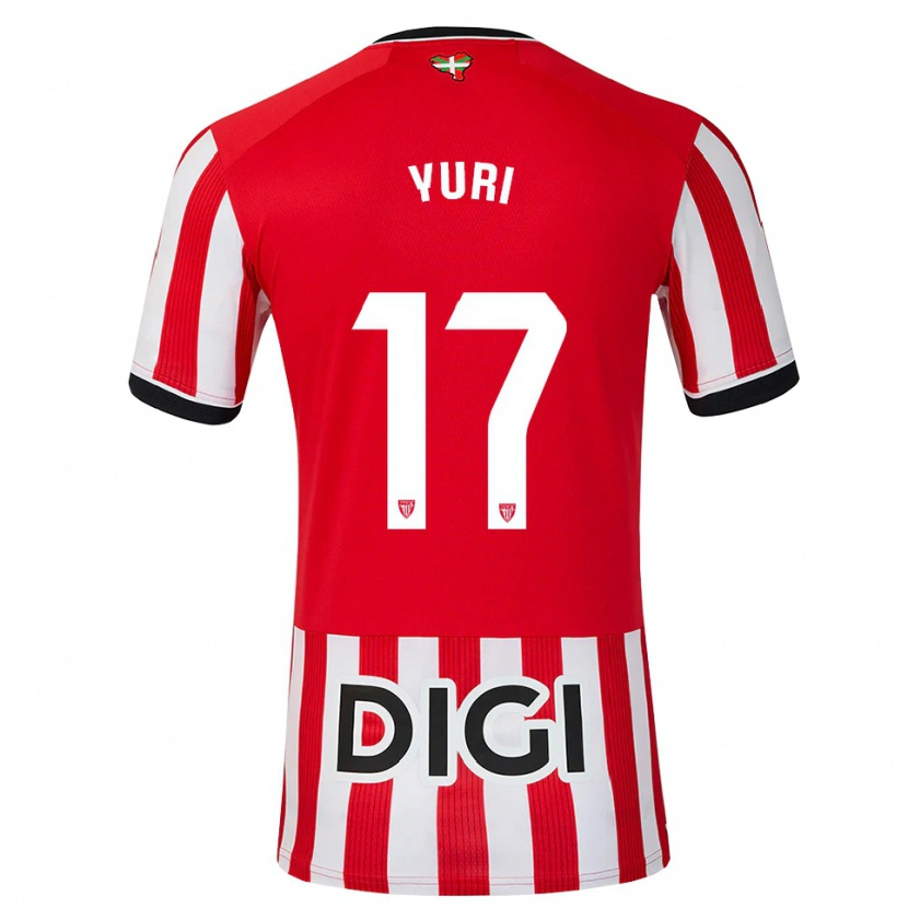 Danxen Män Yuri Berchiche #17 Röd Svart Vit Hemmatröja Matchtröjor 2026/27 Tröjor T-Tröja