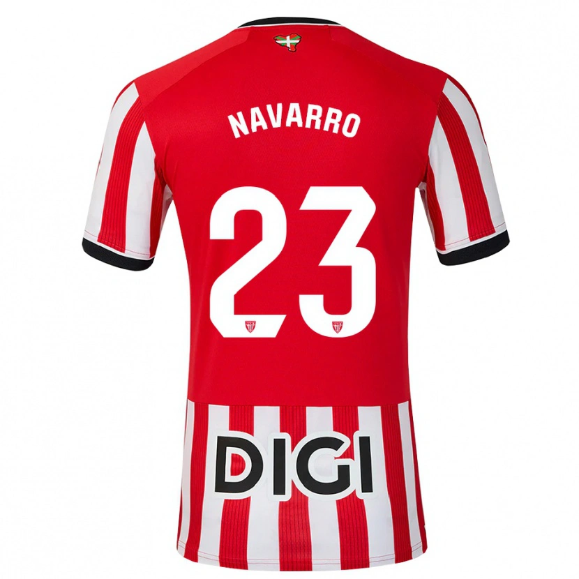 Danxen Män Robert Navarro #23 Röd Svart Vit Hemmatröja Matchtröjor 2026/27 Tröjor T-Tröja