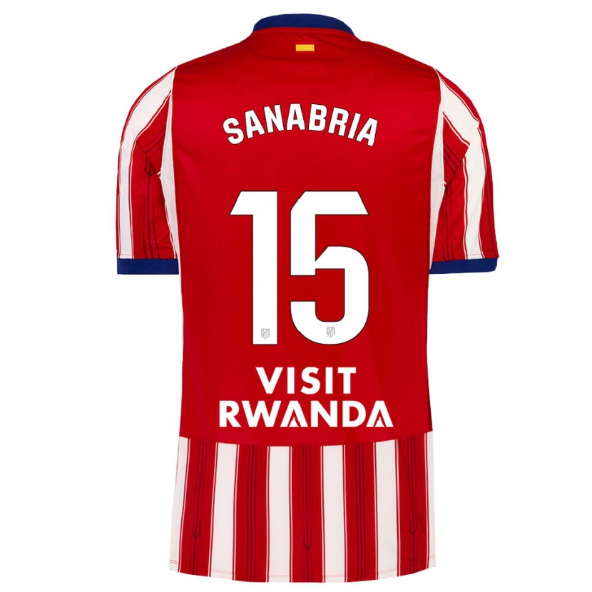 Danxen Män Juan Sanabria #15 Kunglig Blå Röd Vit Hemmatröja Matchtröjor 2026/27 Tröjor T-Tröja