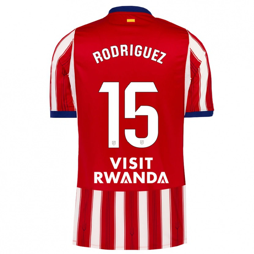 Danxen Män Cinta Rodríguez #15 Kunglig Blå Röd Vit Hemmatröja Matchtröjor 2026/27 Tröjor T-Tröja
