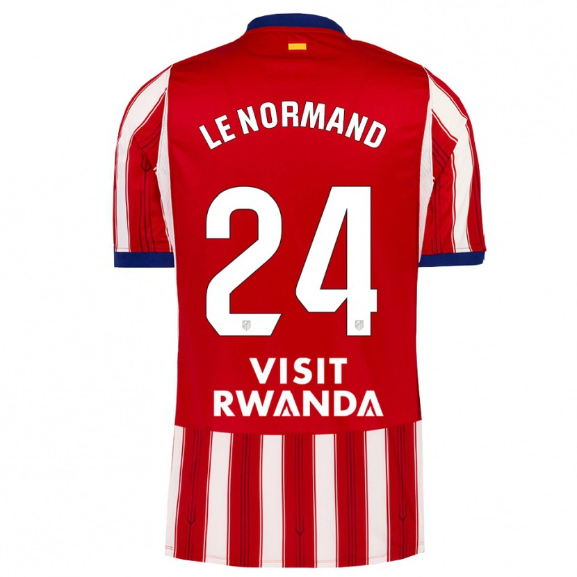 Danxen Män Robin Le Normand #24 Kunglig Blå Röd Vit Hemmatröja Matchtröjor 2026/27 Tröjor T-Tröja