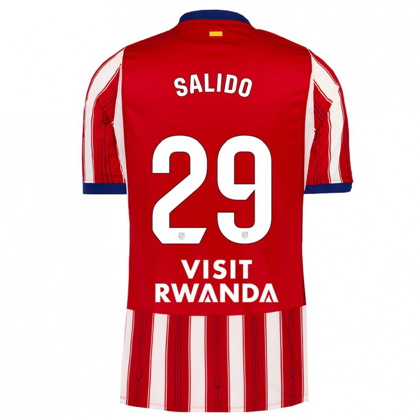 Danxen Män Alberto Salido #29 Kunglig Blå Röd Vit Hemmatröja Matchtröjor 2026/27 Tröjor T-Tröja