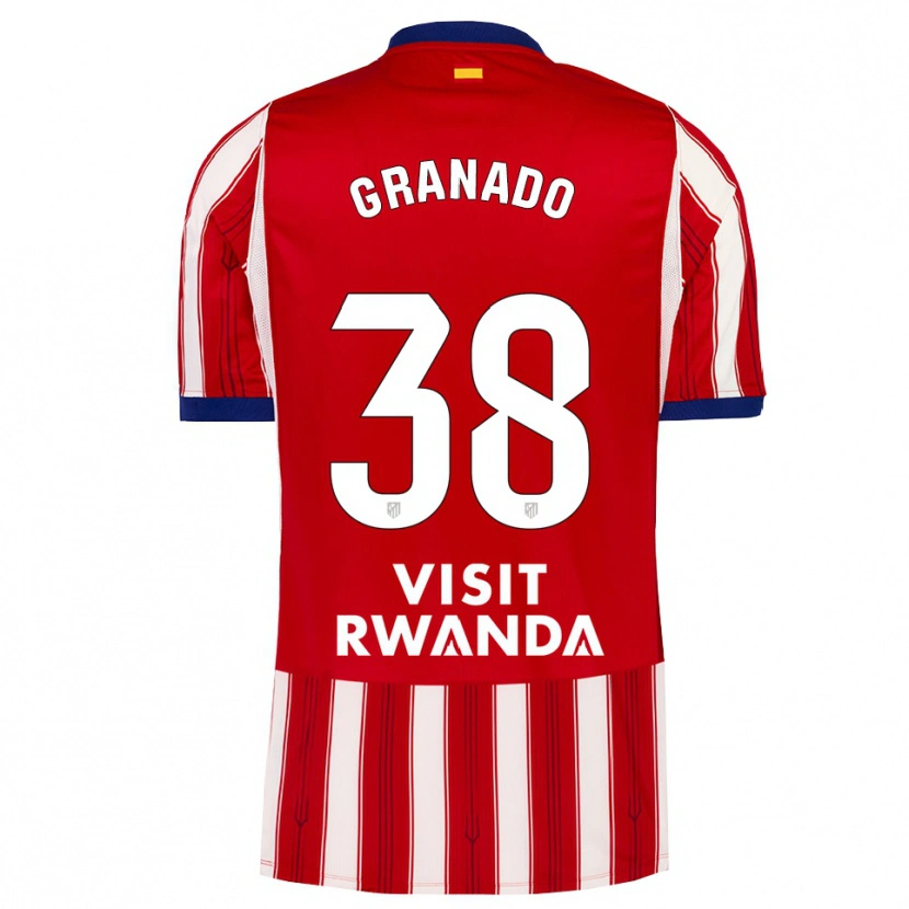 Danxen Män Adrian Granado #38 Kunglig Blå Röd Vit Hemmatröja Matchtröjor 2026/27 Tröjor T-Tröja