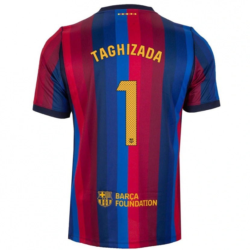 Danxen Män Eldar Taghizada #1 Kunglig Blå Röd Gul Hemmatröja Matchtröjor 2026/27 Tröjor T-Tröja