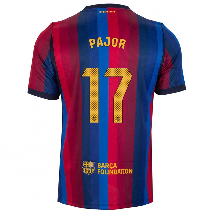 Danxen Män Ewa Pajor #17 Kunglig Blå Röd Gul Hemmatröja Matchtröjor 2026/27 Tröjor T-Tröja