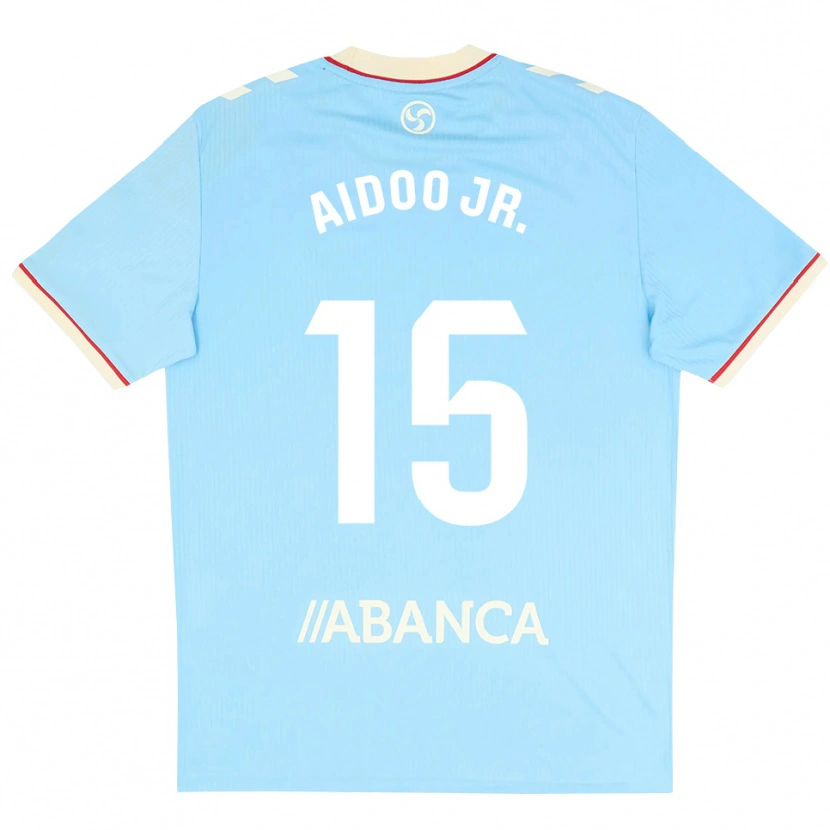 Danxen Män Joseph Aidoo #15 Himmelblå Vit Röd Hemmatröja Matchtröjor 2026/27 Tröjor T-Tröja