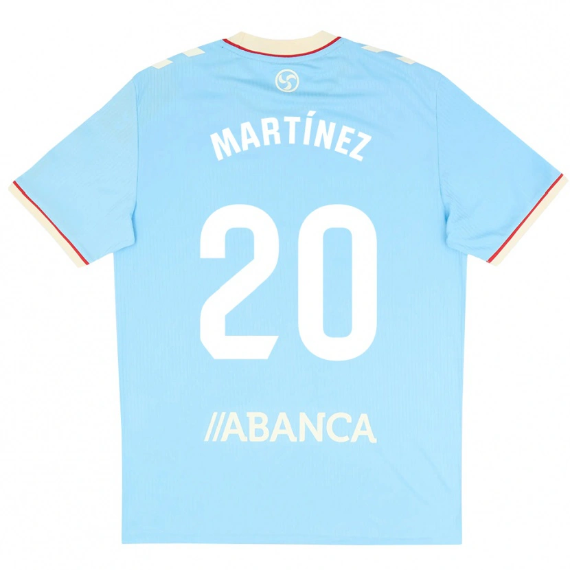 Danxen Män Lara Martínez #20 Himmelblå Vit Röd Hemmatröja Matchtröjor 2026/27 Tröjor T-Tröja