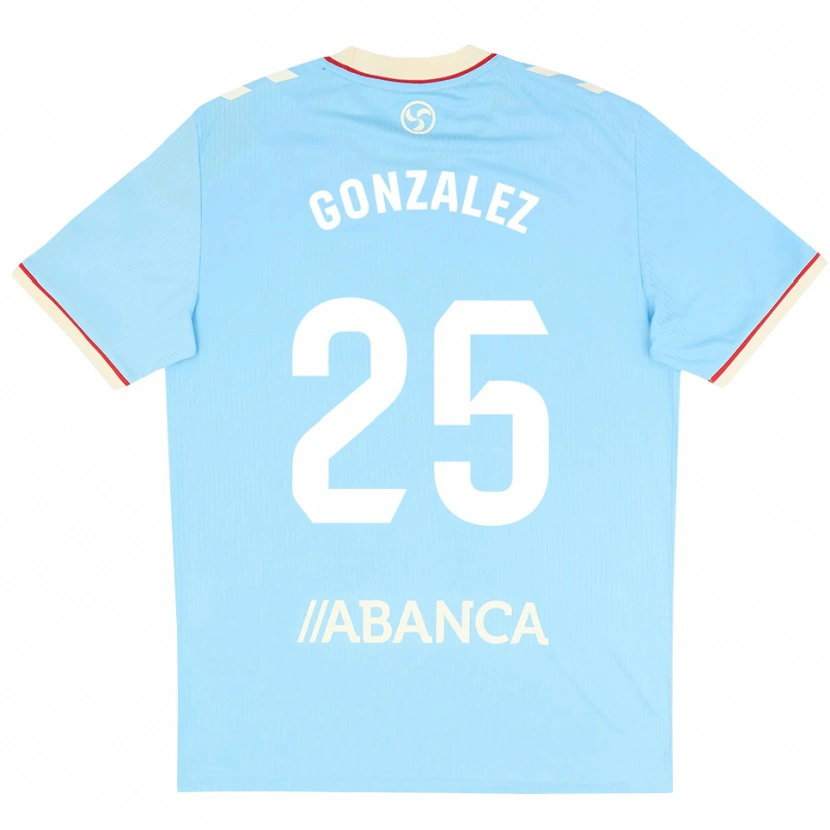 Danxen Män Marcos González #25 Himmelblå Vit Röd Hemmatröja Matchtröjor 2026/27 Tröjor T-Tröja