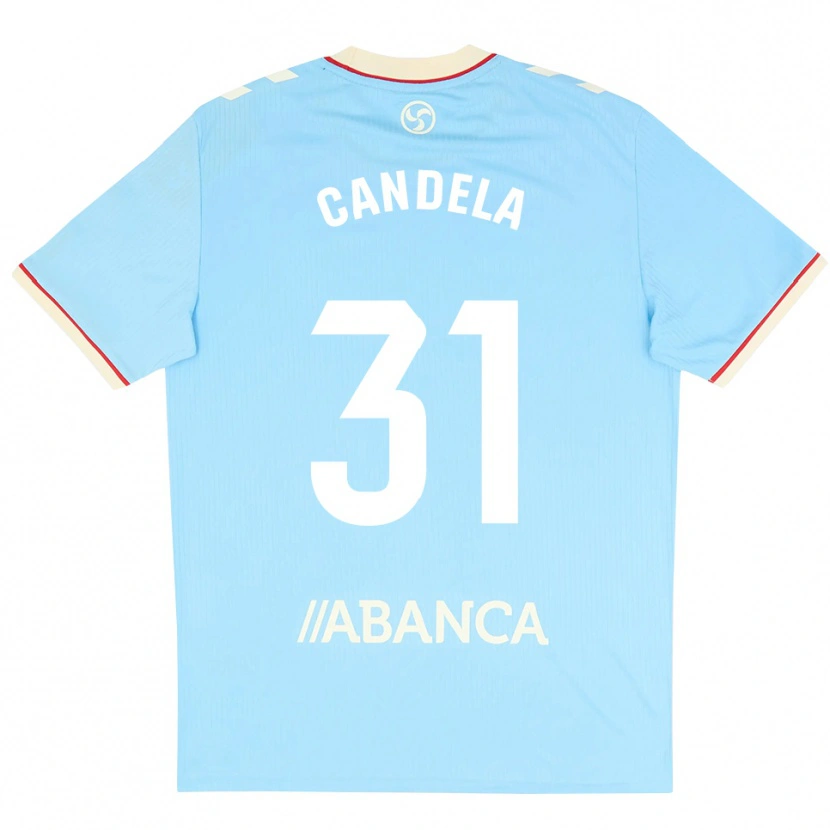 Danxen Män Candela Rodríguez #31 Himmelblå Vit Röd Hemmatröja Matchtröjor 2026/27 Tröjor T-Tröja