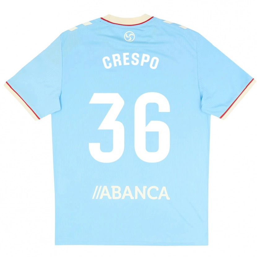 Danxen Män Yoel Crespo #36 Himmelblå Vit Röd Hemmatröja Matchtröjor 2026/27 Tröjor T-Tröja