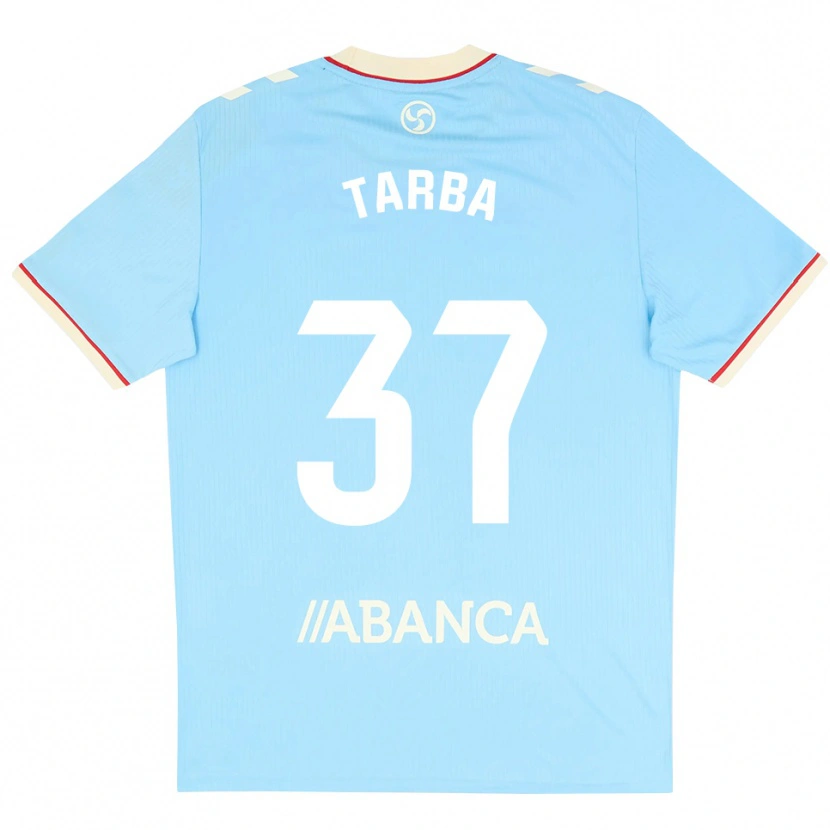 Danxen Män Ianis Tarba #37 Himmelblå Vit Röd Hemmatröja Matchtröjor 2026/27 Tröjor T-Tröja