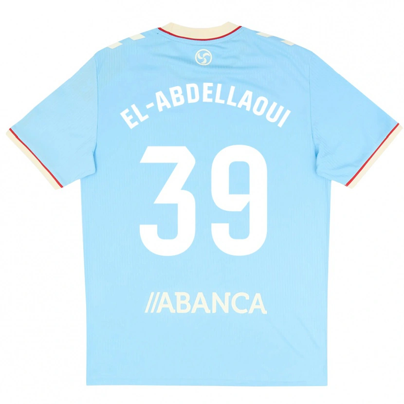 Danxen Män Jones El-Abdellaoui #39 Himmelblå Vit Röd Hemmatröja Matchtröjor 2026/27 Tröjor T-Tröja