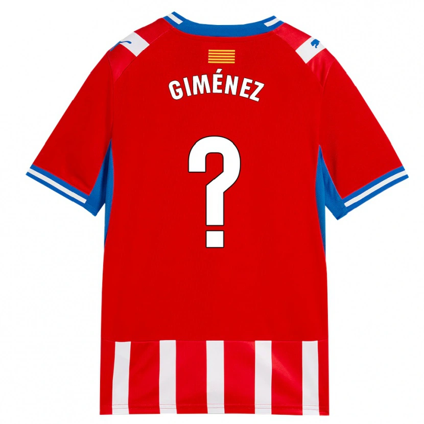 Danxen Män Félix Giménez #0 Röd Vit Himmelsblå Hemmatröja Matchtröjor 2026/27 Tröjor T-Tröja