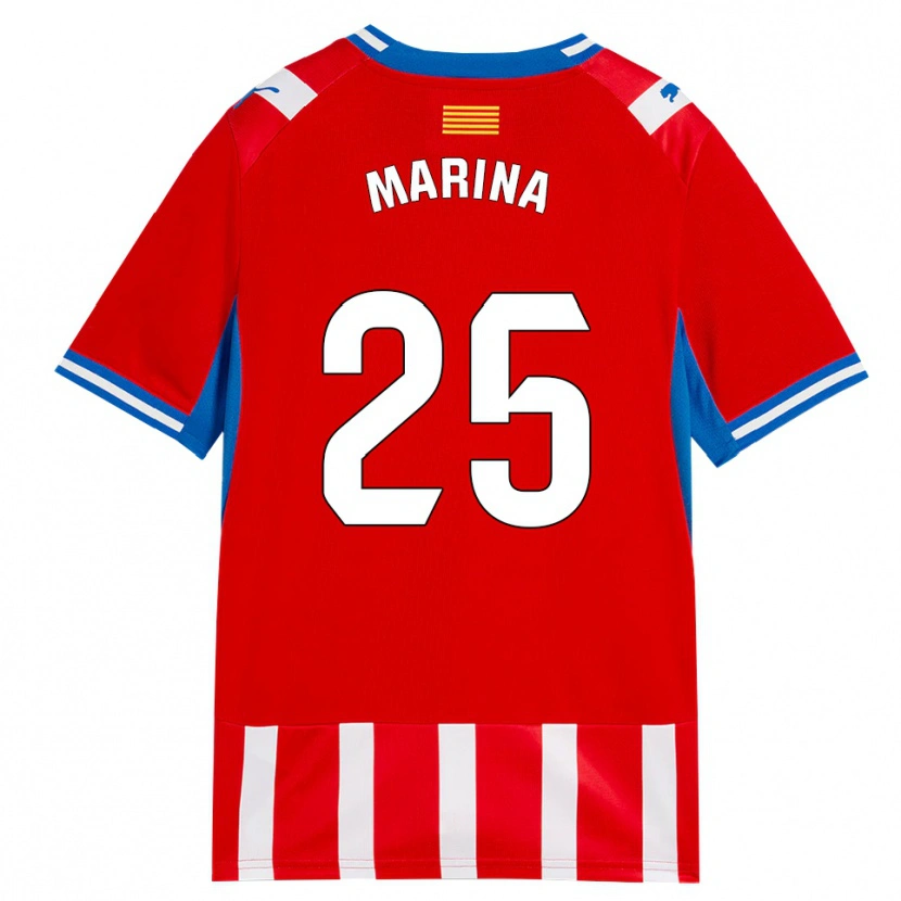 Danxen Män Sergi Marina #25 Röd Vit Himmelsblå Hemmatröja Matchtröjor 2026/27 Tröjor T-Tröja