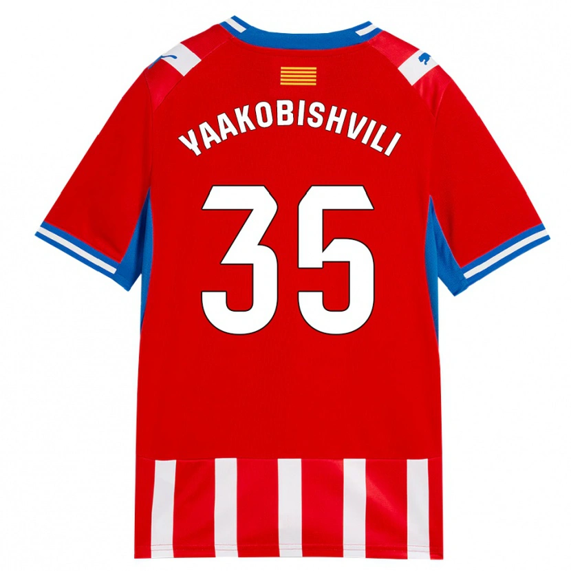 Danxen Män Antal Yaakobishvili #35 Röd Vit Himmelsblå Hemmatröja Matchtröjor 2026/27 Tröjor T-Tröja