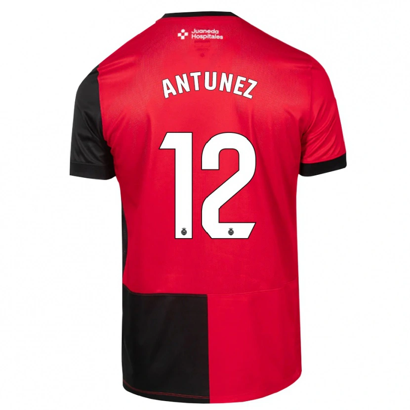 Danxen Män Yahir Antúnez #12 Svart Röd Vit Hemmatröja Matchtröjor 2026/27 Tröjor T-Tröja