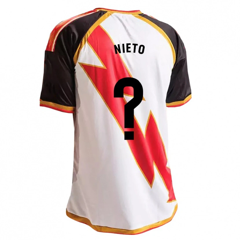 Danxen Män Diego Nieto #0 Svart Röd Vit Guld Hemmatröja Matchtröjor 2026/27 Tröjor T-Tröja