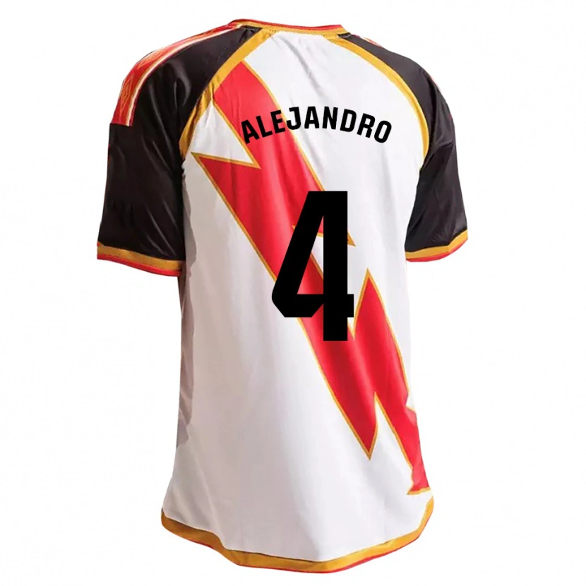Danxen Män Alejandro López #4 Svart Röd Vit Guld Hemmatröja Matchtröjor 2026/27 Tröjor T-Tröja