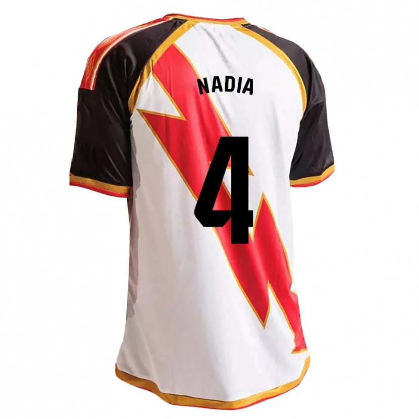 Danxen Män Nadia Dopico Díaz #4 Svart Röd Vit Guld Hemmatröja Matchtröjor 2026/27 Tröjor T-Tröja