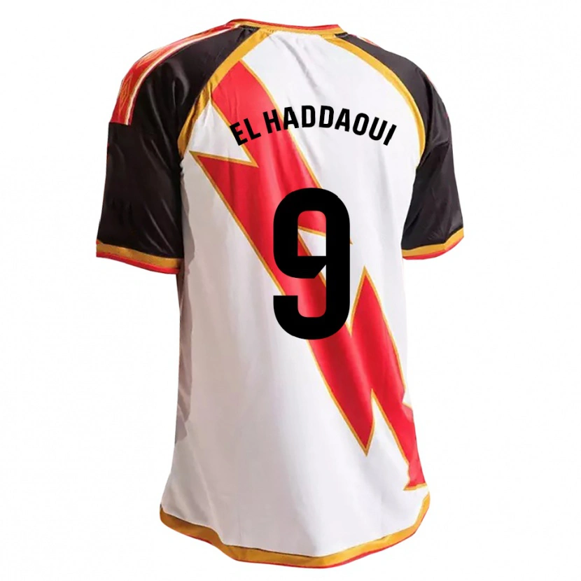 Danxen Män Hamza El Haddaoui #9 Svart Röd Vit Guld Hemmatröja Matchtröjor 2026/27 Tröjor T-Tröja
