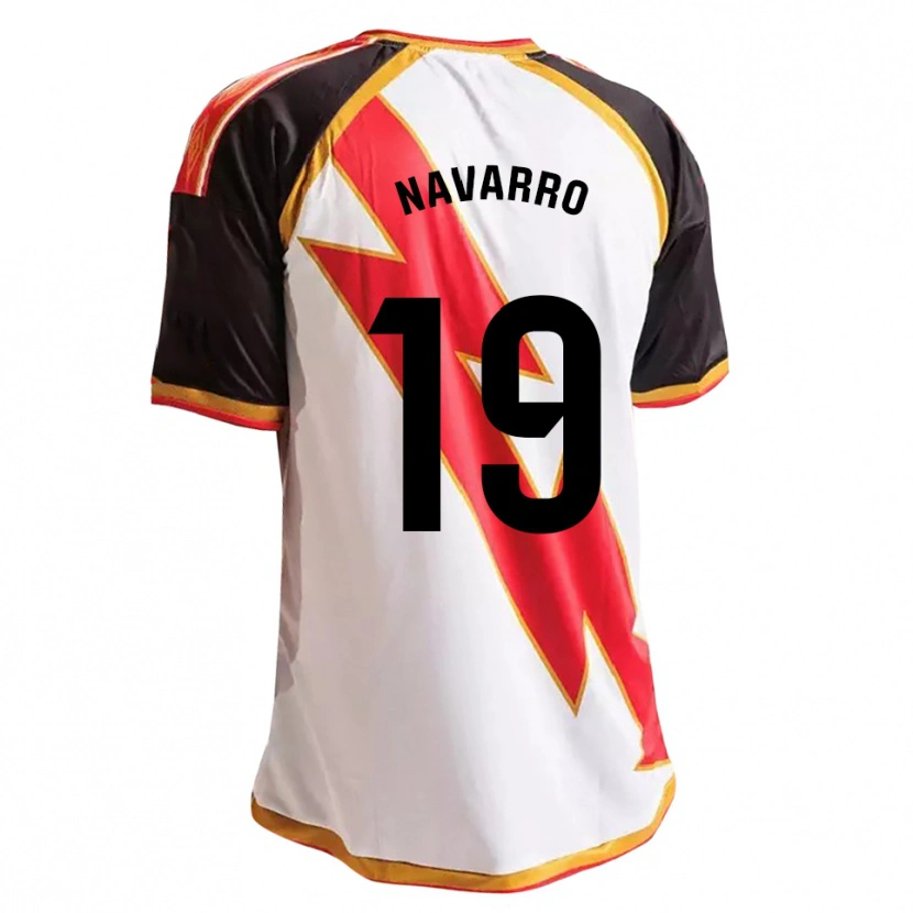 Danxen Män Manu Navarro #19 Svart Röd Vit Guld Hemmatröja Matchtröjor 2026/27 Tröjor T-Tröja