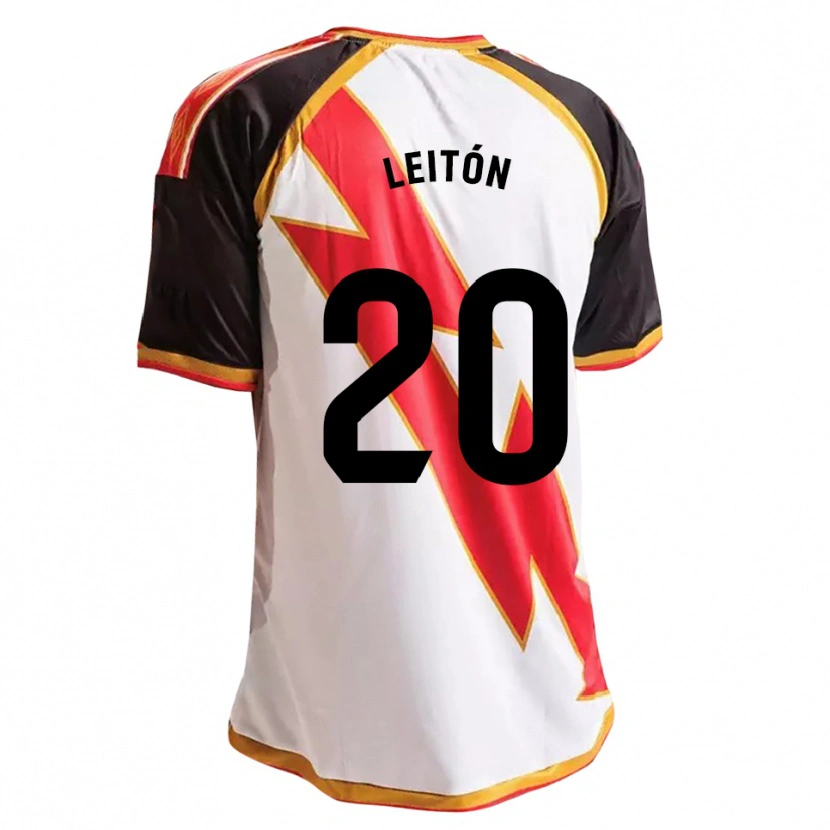 Danxen Män Diego Leitón #20 Svart Röd Vit Guld Hemmatröja Matchtröjor 2026/27 Tröjor T-Tröja