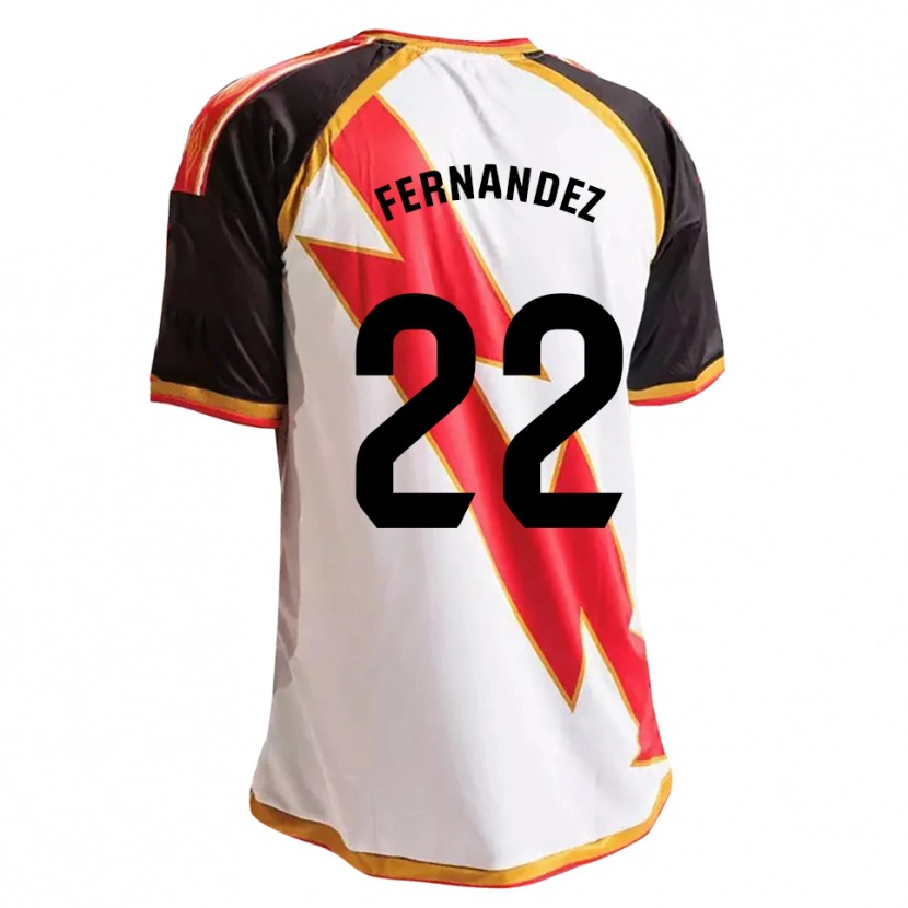 Danxen Män Pelayo Fernández #22 Svart Röd Vit Guld Hemmatröja Matchtröjor 2026/27 Tröjor T-Tröja