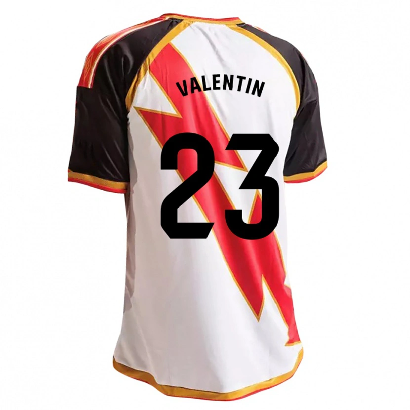 Danxen Män Óscar Valentín #23 Svart Röd Vit Guld Hemmatröja Matchtröjor 2026/27 Tröjor T-Tröja