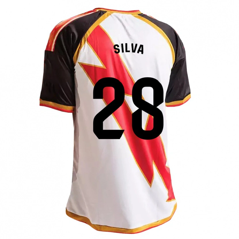 Danxen Män Santiago Silva #28 Svart Röd Vit Guld Hemmatröja Matchtröjor 2026/27 Tröjor T-Tröja